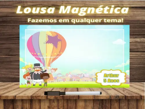 Lousa Magnética Mundo Bita com Embalagem