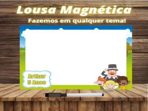 Lousa Magnética Mundo Bita com Embalagem