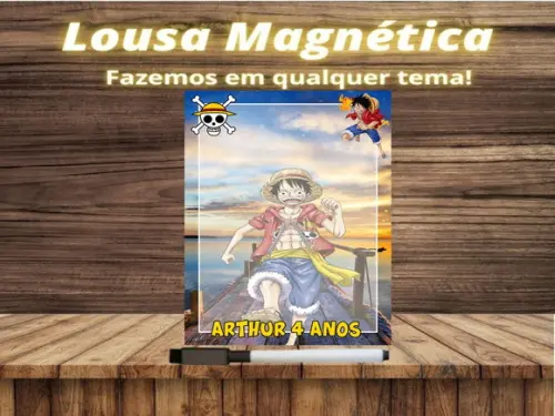 Lousa Magnética One Piece com Embalagem