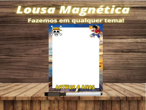 Lousa Magnética One Piece com Embalagem