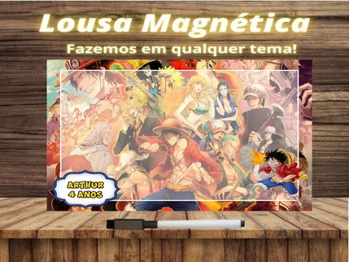 Lousa Magnética One Piece com Embalagem