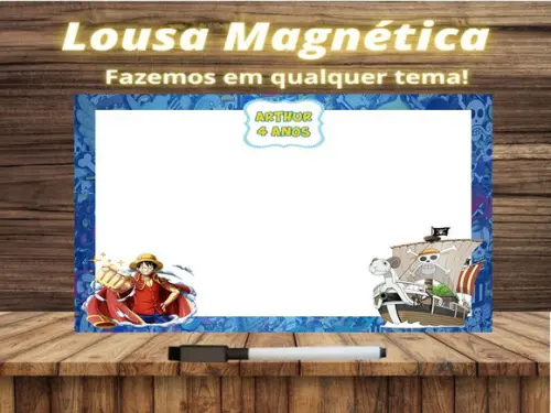 Lousa Magnética One Piece com Embalagem