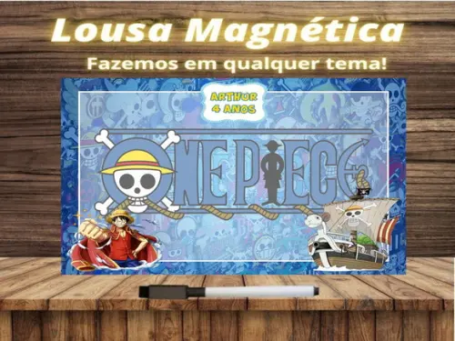 Lousa Magnética One Piece com Embalagem