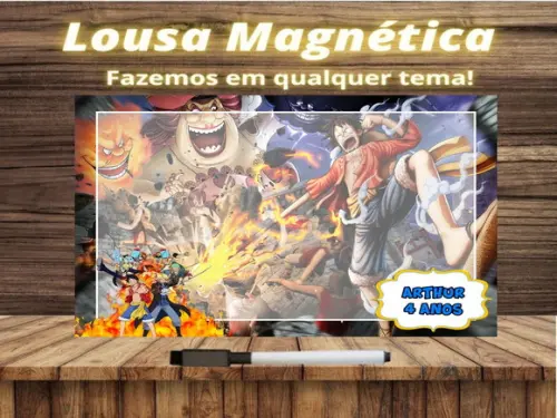 Lousa Magnética One Piece com Embalagem