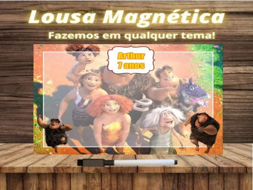Lousa Magnética os Croods com Embalagem