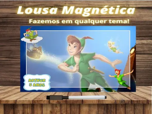 Lousa Magnética Peter Pan com Embalagem