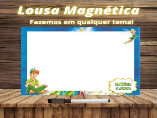 Lousa Magnética Peter Pan com Embalagem