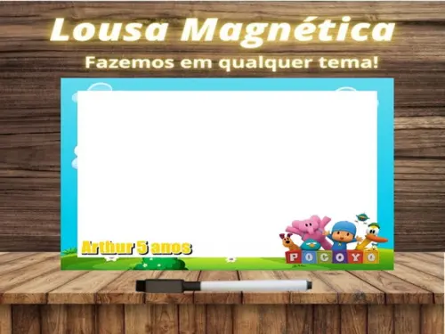 Lousa Magnética Pocoyo com Embalagem