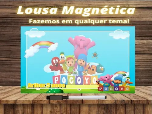Lousa Magnética Pocoyo com Embalagem