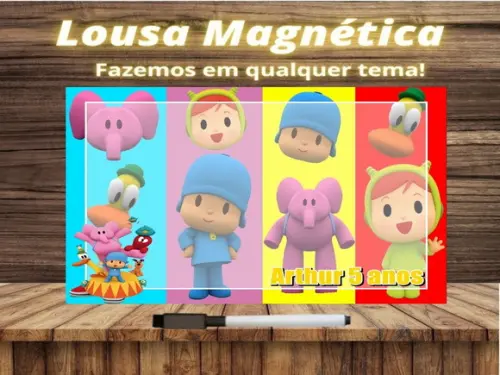 Lousa Magnética Pocoyo com Embalagem