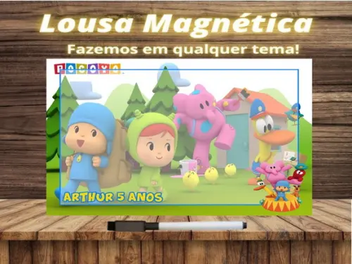 Lousa Magnética Pocoyo com Embalagem