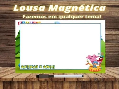 Lousa Magnética Pocoyo com Embalagem