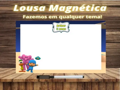 Lousa Magnética Pocoyo com Embalagem