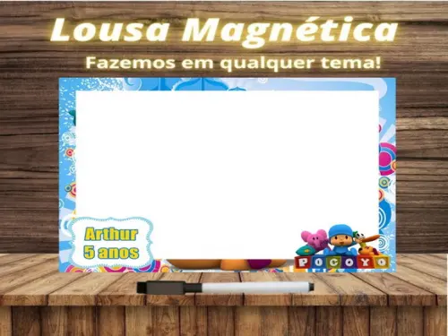 Lousa Magnética Pocoyo com Embalagem