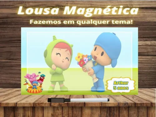 Lousa Magnética Pocoyo com Embalagem