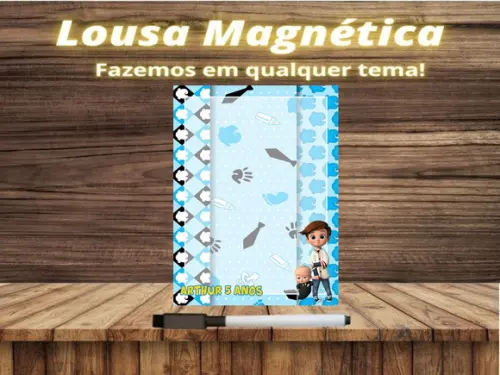 Lousa Magnética Poderoso Chefinho com Embalagem