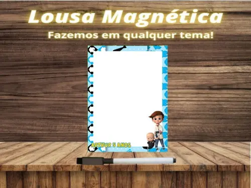 Lousa Magnética Poderoso Chefinho com Embalagem