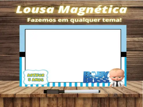 Lousa Magnética Poderoso Chefinho com Embalagem