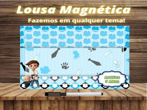 Lousa Magnética Poderoso Chefinho com Embalagem