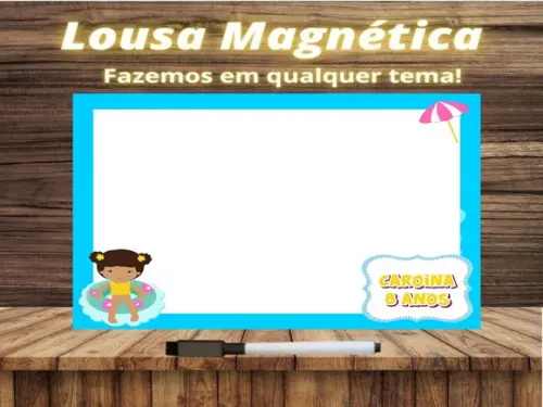 Lousa Magnética Pool Party com Embalagem