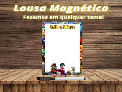 Lousa Magnética Roblox com Embalagem