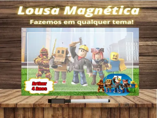 Lousa Magnética Roblox com Embalagem