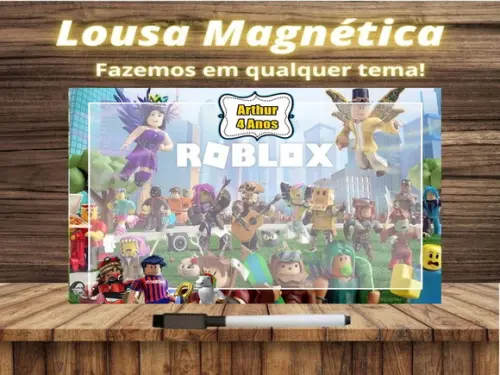 Lousa Magnética Roblox com Embalagem