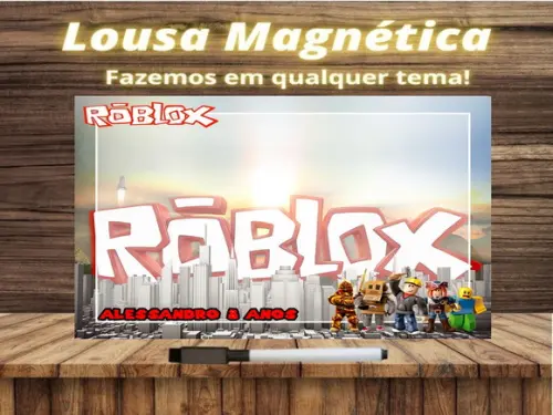 Lousa Magnética Roblox com Embalagem