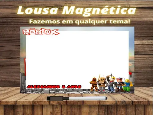 Lousa Magnética Roblox com Embalagem