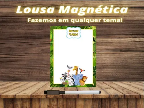 Lousa Magnética Safari com Embalagem