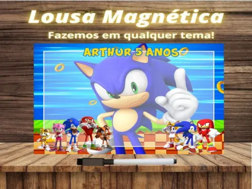 Lousa Magnética Sonic com Embalagem