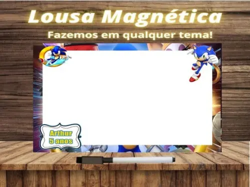 Lousa Magnética Sonic com Embalagem