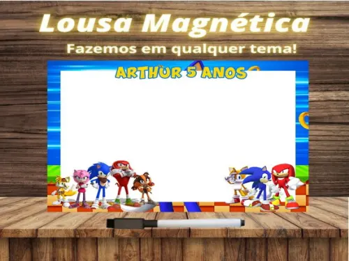 Lousa Magnética Sonic com Embalagem