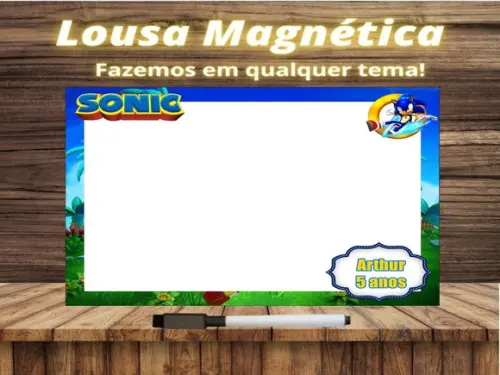 Lousa Magnética Sonic com Embalagem
