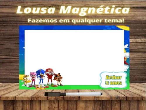 Lousa Magnética Sonic com Embalagem