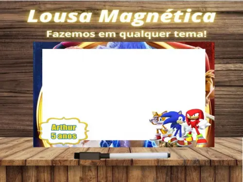Lousa Magnética Sonic com Embalagem