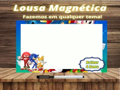 Lousa Magnética Sonic com Embalagem