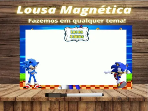 Lousa Magnética Sonic com Embalagem