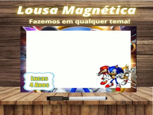 Lousa Magnética Sonic com Embalagem