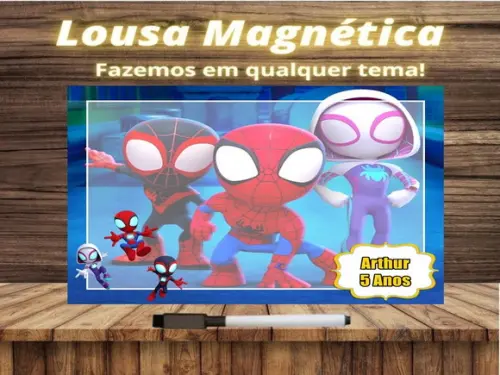 Lousa Magnética Spidey e Seus Amigos Esp. com Embalagem