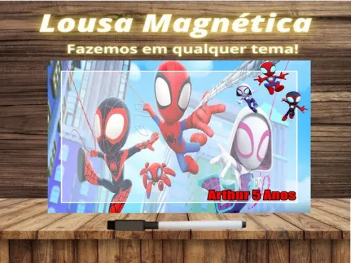 Lousa Magnética Spidey e Seus Amigos Esp. com Embalagem
