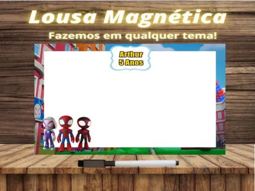 Lousa Magnética Spidey e Seus Amigos Esp. com Embalagem