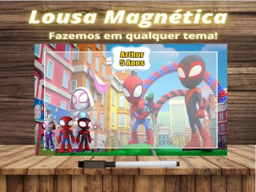 Lousa Magnética Spidey e Seus Amigos Esp. com Embalagem