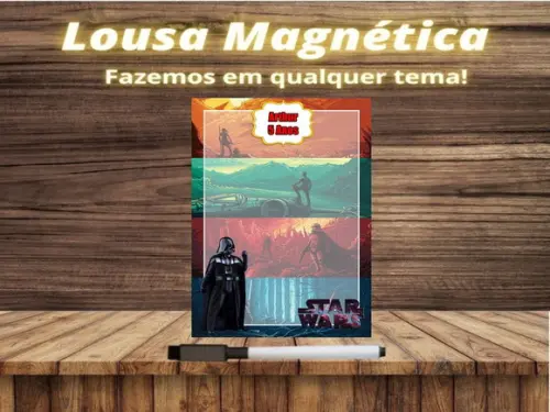 Lousa Magnética Star Wars com Embalagem