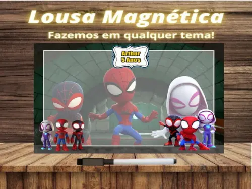 Lousa Magnética Spidey e Seus Amigos Esp. com Embalagem