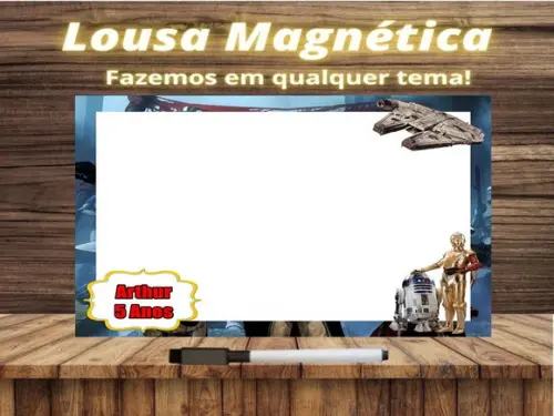 Lousa Magnética Star Wars com Embalagem