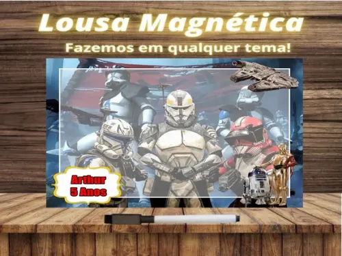 Lousa Magnética Star Wars com Embalagem