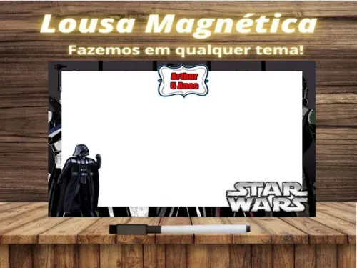 Lousa Magnética Star Wars com Embalagem