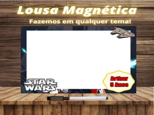 Lousa Magnética Star Wars com Embalagem