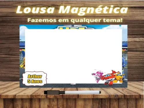 Lousa Magnética Super Wings com Embalagem